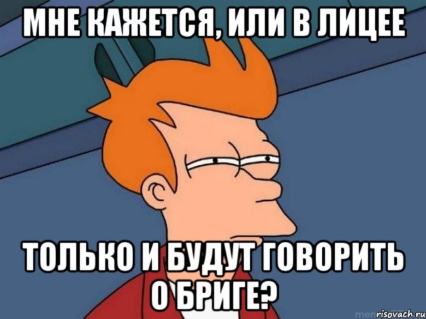 мне кажется, или в лицее только и будут говорить о бриге?, Мем  Фрай (мне кажется или)