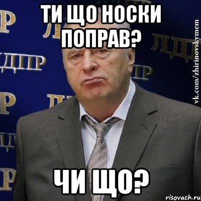 ти що носки поправ? чи що?, Мем Хватит это терпеть (Жириновский)