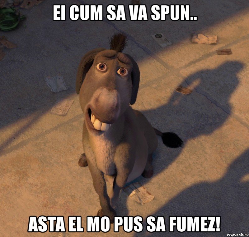 ei cum sa va spun.. asta el mo pus sa fumez!