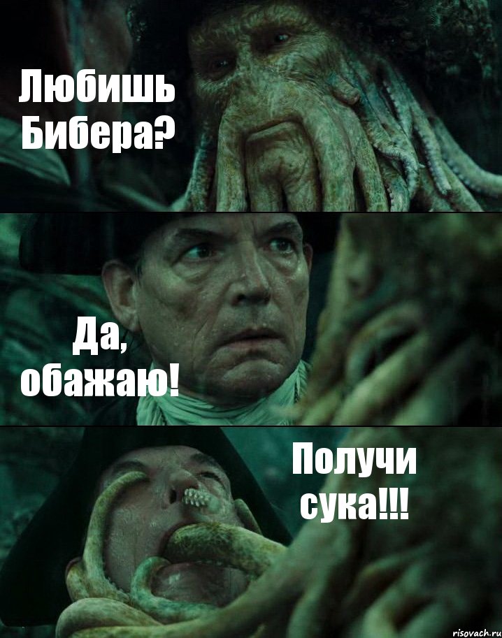 Любишь Бибера? Да, обажаю! Получи сука!!!