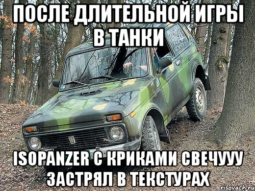 после длительной игры в танки isopanzer с криками свечууу застрял в текстурах, Мем типичный водитель ВАЗ-2121