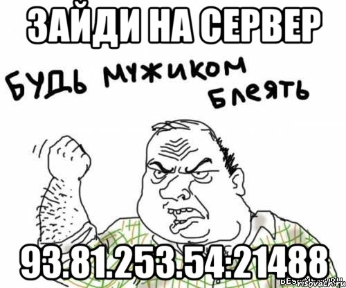 зайди на сервер 93.81.253.54:21488, Мем блять