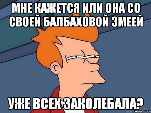 мне кажется или она со своей балбаховой змеей уже всех заколебала?, Мем  Фрай (мне кажется или)