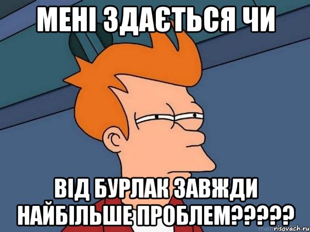 мені здається чи від бурлак завжди найбільше проблем???, Мем  Фрай (мне кажется или)