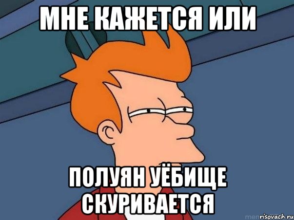 мне кажется или полуян уёбище скуривается, Мем  Фрай (мне кажется или)