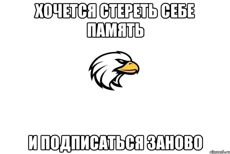 хочется стереть себе память и подписаться заново, Мем Хочется стереть себе память