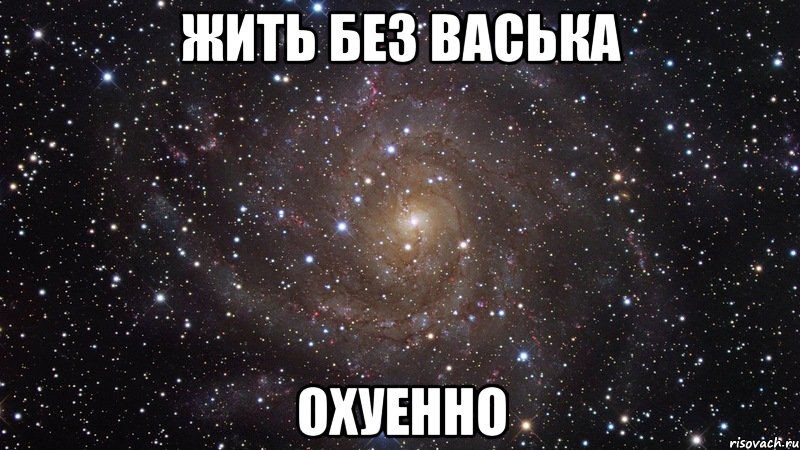 жить без васька охуенно, Мем  Космос (офигенно)