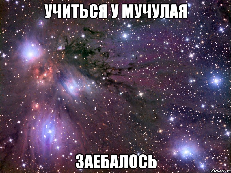 учиться у мучулая заебалось, Мем Космос