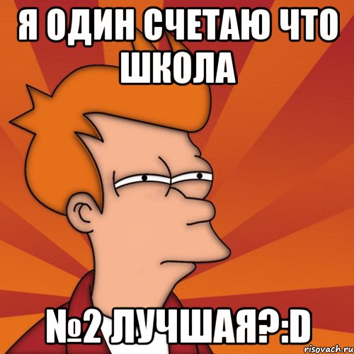 я один счетаю что школа №2 лучшая?:d, Мем Мне кажется или (Фрай Футурама)