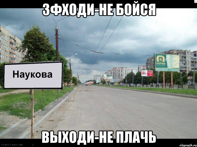 зфходи-не бойся выходи-не плачь, Мем наукова