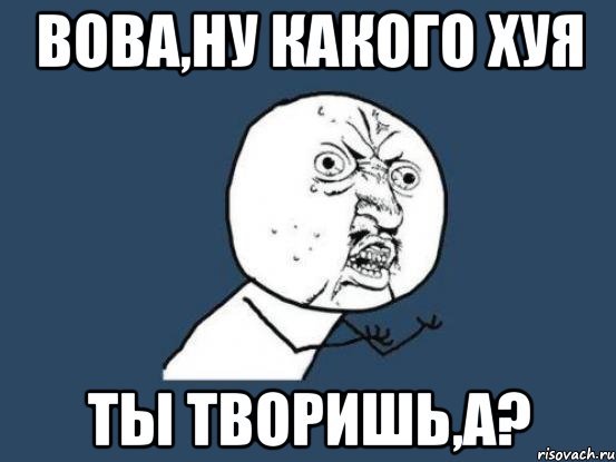 вова,ну какого хуя ты творишь,а?, Мем Ну почему