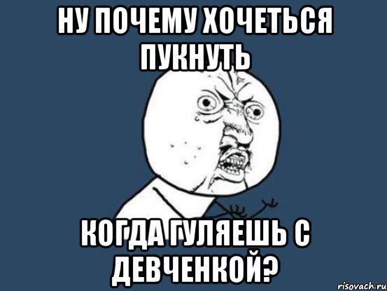 ну почему хочеться пукнуть когда гуляешь с девченкой?, Мем Ну почему