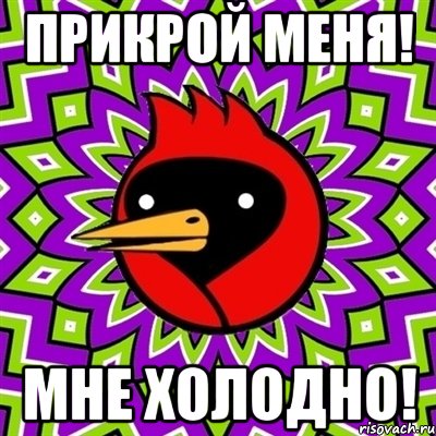 прикрой меня! мне холодно!, Мем Омская птица