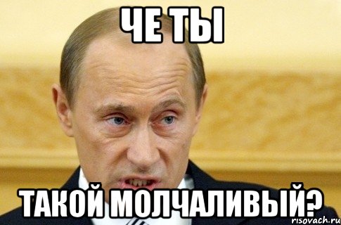 че ты такой молчаливый?, Мем путин