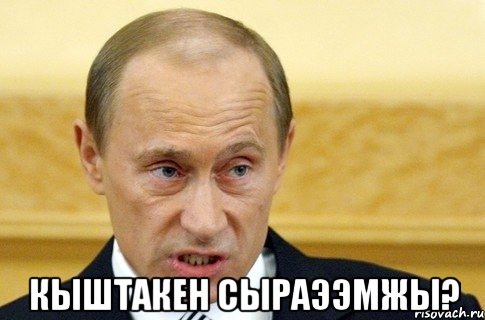  кыштакен сыраээмжы?, Мем путин