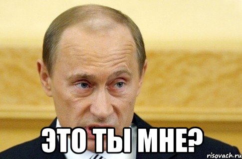  это ты мне?, Мем путин