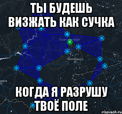 ты будешь визжать как сучка когда я разрушу твоё поле, Мем Ты будешь визжать