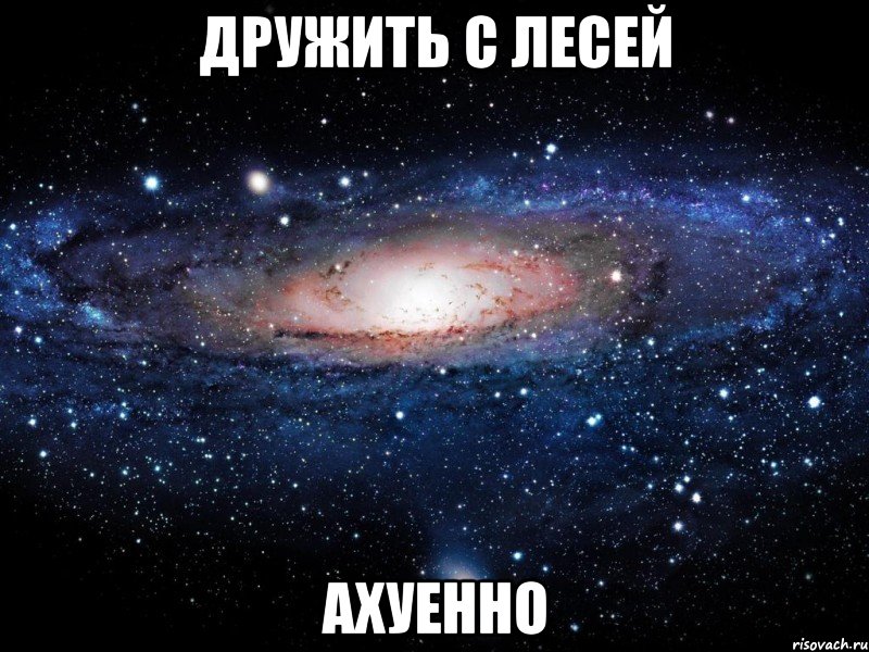 дружить с лесей ахуенно, Мем Вселенная