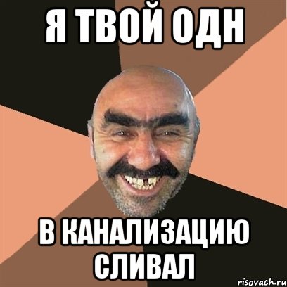 я твой одн в канализацию сливал, Мем Я твой дом труба шатал