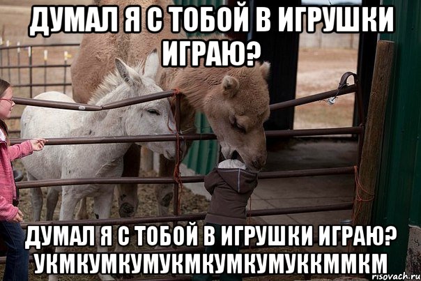 думал я с тобой в игрушки играю? думал я с тобой в игрушки играю? укмкумкумукмкумкумуккммкм, Мем 1