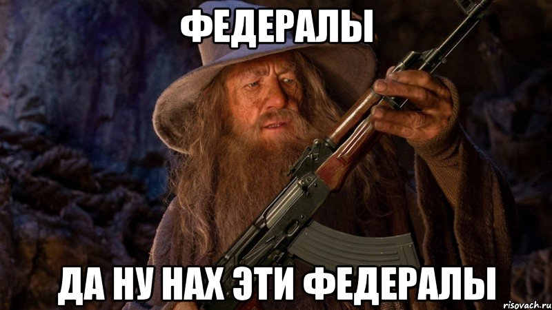 федералы да ну нах эти федералы, Мем а