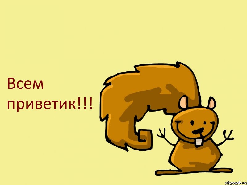 Всем приветик!!!, Комикс  белка