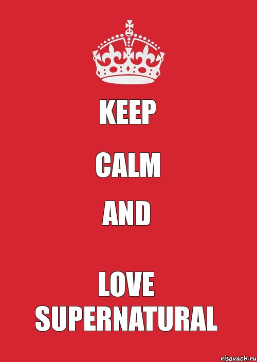 keep calm and love Supernatural, Комикс Keep Calm 3