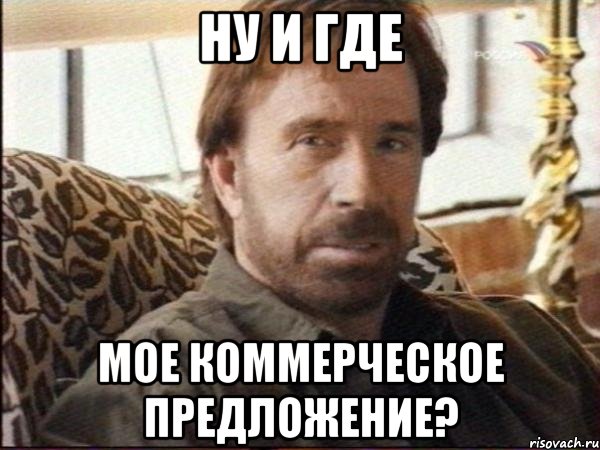 ну и где мое коммерческое предложение?, Мем чак норрис
