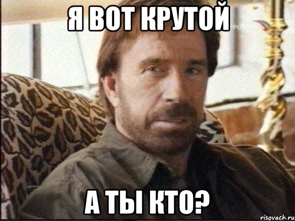 я вот крутой а ты кто?, Мем чак норрис