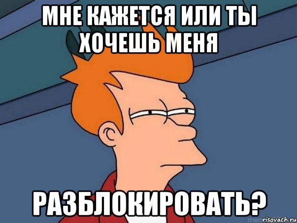 мне кажется или ты хочешь меня разблокировать?, Мем  Фрай (мне кажется или)