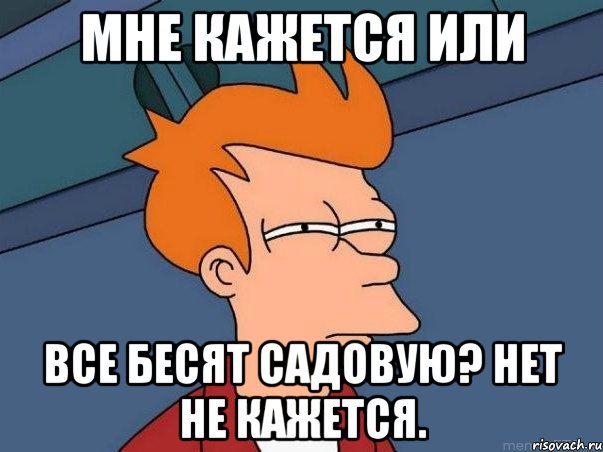 мне кажется или все бесят садовую? нет не кажется., Мем  Фрай (мне кажется или)