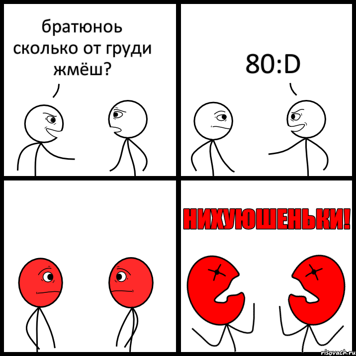 братюноь сколько от груди жмёш? 80:D, Комикс НИХУЮШЕНЬКИ