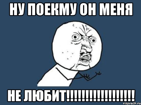 ну поекму он меня не любит!!!, Мем Ну почему