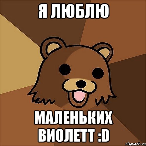 я люблю маленьких виолетт :d, Мем Педобир