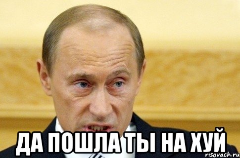  да пошла ты на хуй, Мем путин