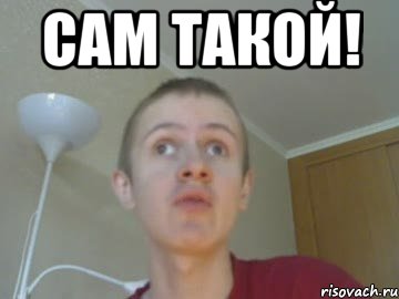 сам такой! , Мем ты за меня придурка не держи