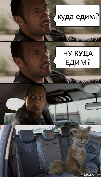 куда едим? НУ КУДА ЕДИМ?, Комикс Упоротый лис в такси
