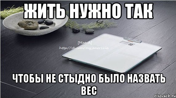 жить нужно так чтобы не стыдно было назвать вес, Мем весы