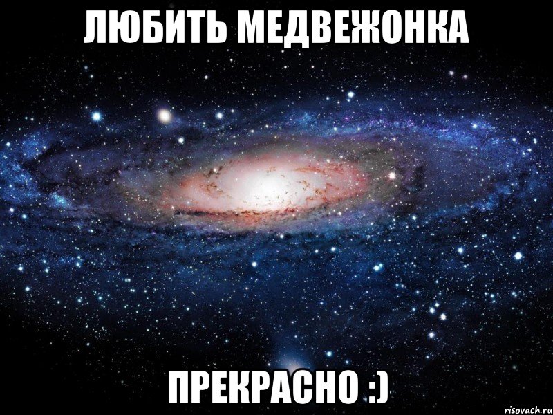 любить медвежонка прекрасно :), Мем Вселенная