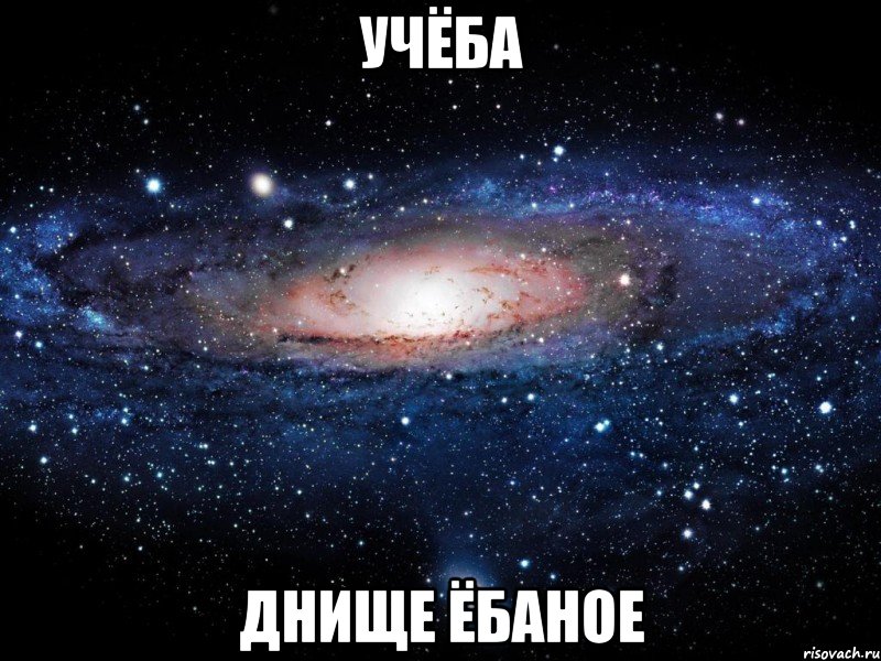 учёба днище ёбаное, Мем Вселенная