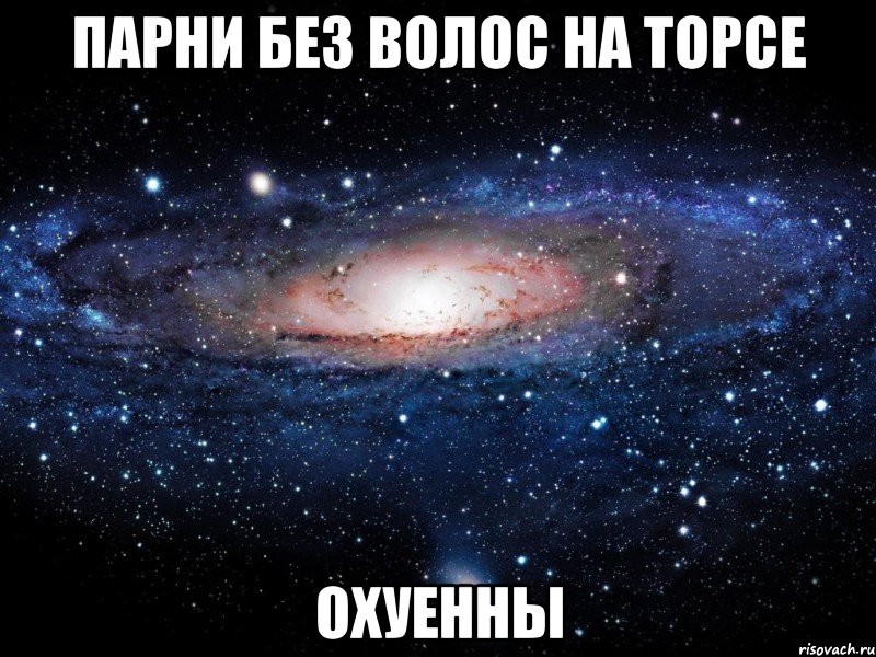 парни без волос на торсе охуенны, Мем Вселенная