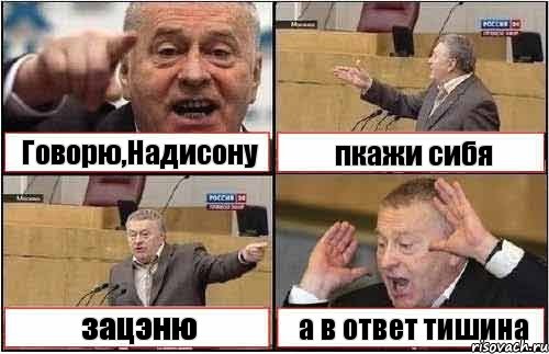 Говорю,Надисону пкажи сибя зацэню а в ответ тишина, Комикс жиреновский