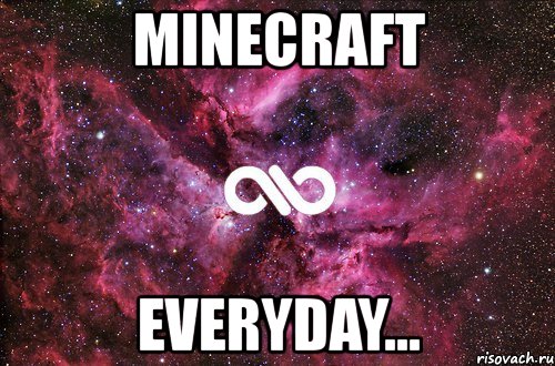 minecraft everyday..., Мем офигенно