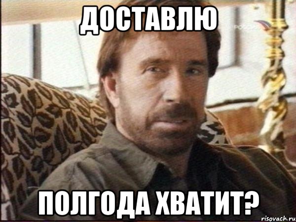 доставлю полгода хватит?, Мем чак норрис