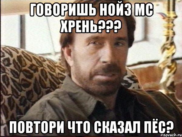 говоришь нойз мс хрень??? повтори что сказал пёс?