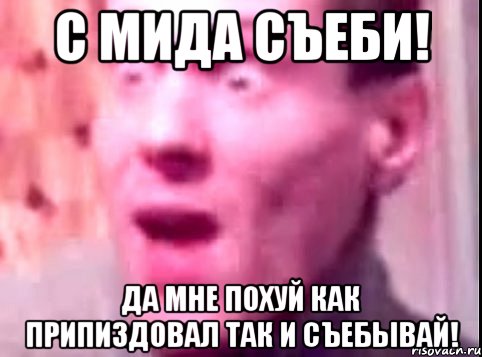 с мида съеби! да мне похуй как припиздовал так и съебывай!, Мем Дверь мне запили