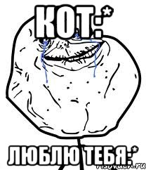 кот:* люблю тебя:*