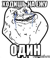 ходишь на ежу один, Мем Forever Alone