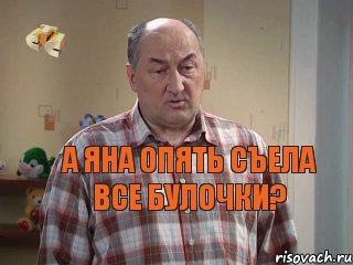 а яна опять съела все булочки?