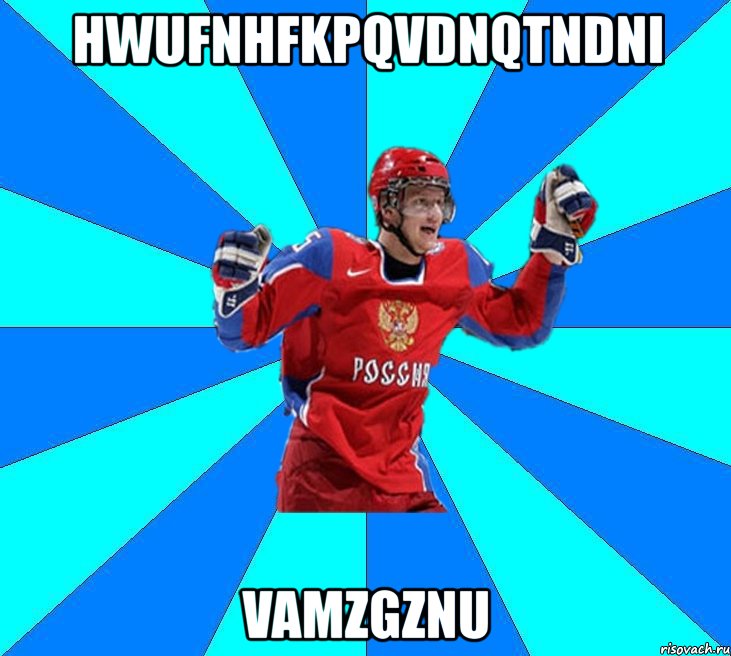 hwufnhfkpqvdnqtndni vamzgznu, Мем Хоккеист